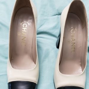 Chanel classic cap toe shoes